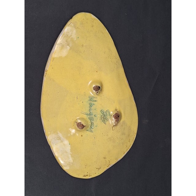 Ceramic bowl by the Hungarian artist Livia Gorka (1925-2011), signed on the underside. Minimal chip on the left rim (see...