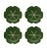 Ceramic Bordallo Pinheiro Cabbage Dinner Plate, Green, Set of 4 For Sale - Image 7 of 8