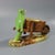 Green Jerome Massier Majolica Frog With Wheelbarrow For Sale - Image 8 of 14