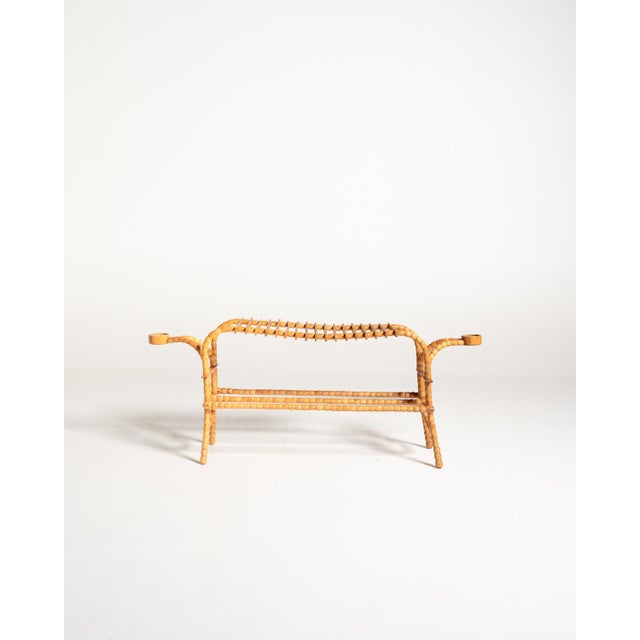 Scandinavian Flower Stand in Birch and Elm, 1940s For Sale - Image 4 of 11