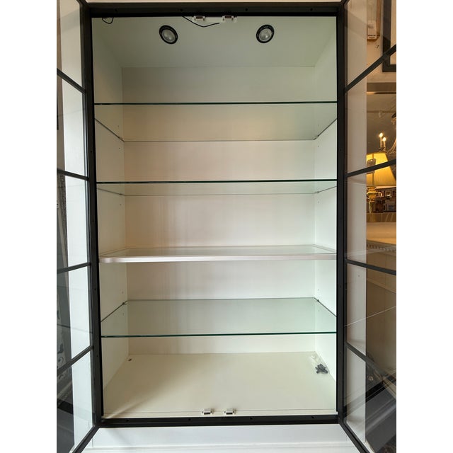 Ballard Designs Delano Glass Door Cabinet For Sale In San Francisco - Image 6 of 12