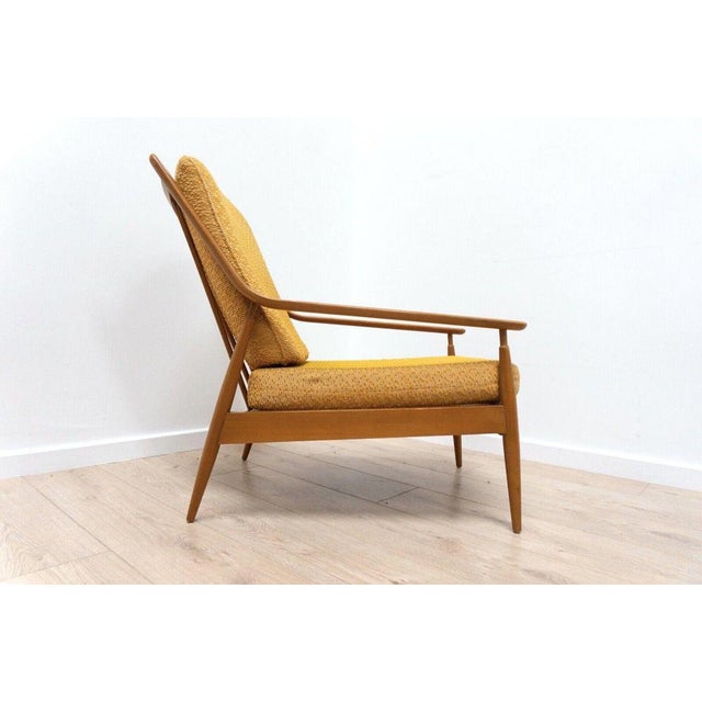 Wood Mid-Century Teak Scandart Armchair, 1960s For Sale - Image 7 of 18