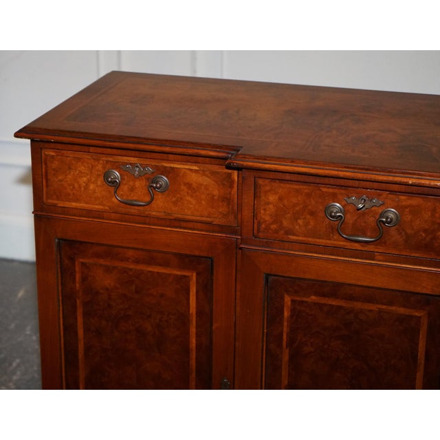 Antique Victorian Burr Walnut Sideboard by Jan Smith Brighton For Sale - Image 6 of 18