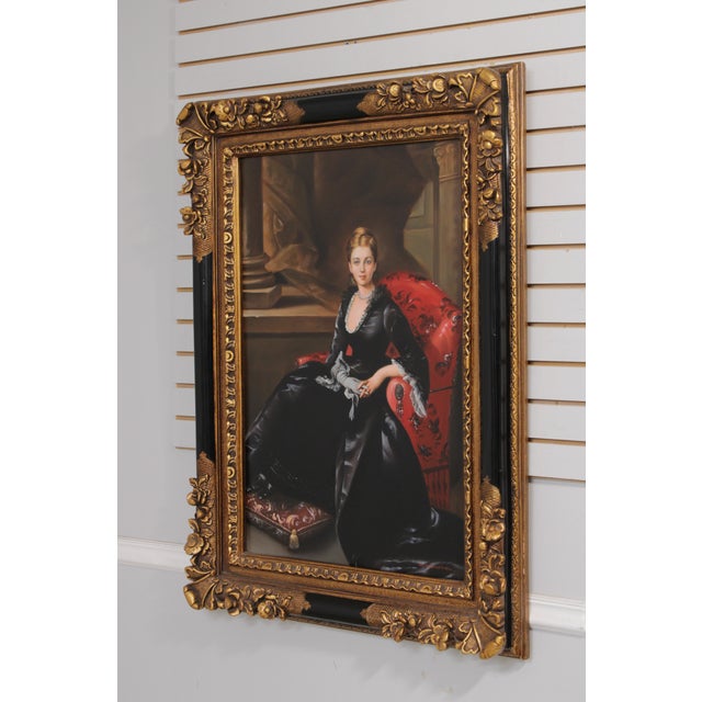 Age: Approx: 40 Years Old Details: Originally By Emile Carolus Duran 1876 By R.Stanford Artist Signed Ornate Frame Fine...