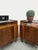 Vintage Italian Teak Veneer Nightstands, Set of 2 For Sale - Image 6 of 7