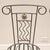 Vintage French Style Wrought Iron Garden Chairs With Sunburst Design, 2 Pieces For Sale - Image 4 of 16