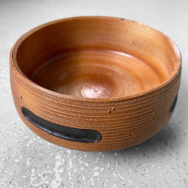 Japanese Earthenware Flower Bowl, 1970s For Sale - Image 4 of 18