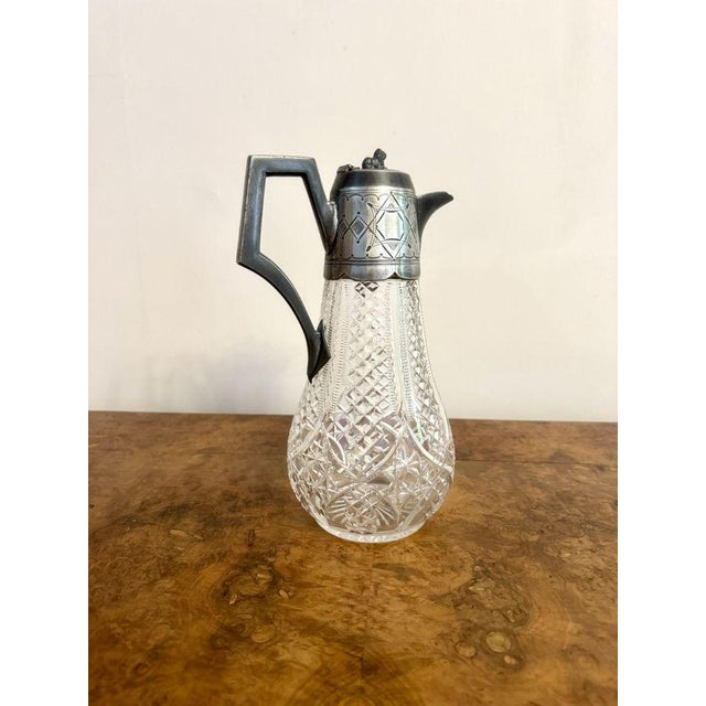 1900 - 1909 Antique Edwardian Claret Jug, 1900 For Sale - Image 5 of 6