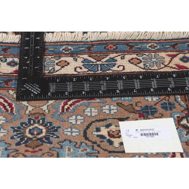 Mid 20th Century Mid 20th Century Vintage Persian Mashhad Rug - 08'05 x 11'02 For Sale In Dallas - Image 6 of 9
