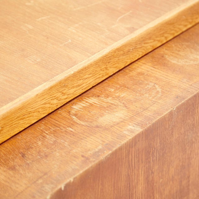 Brown Large Bauhaus Desk in Wood and Tubular Metal, 1930 For Sale - Image 8 of 18