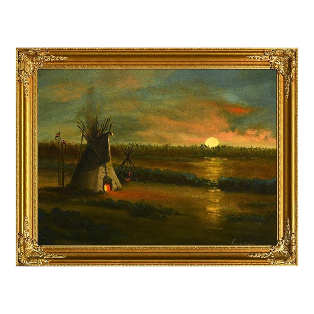 Late 20th Century Nightfall, Heinie Hartwig For Sale