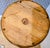 Vintage Baluster Turned Wood Pedestal Accent Table With Gray Marble Top For Sale - Image 10 of 10