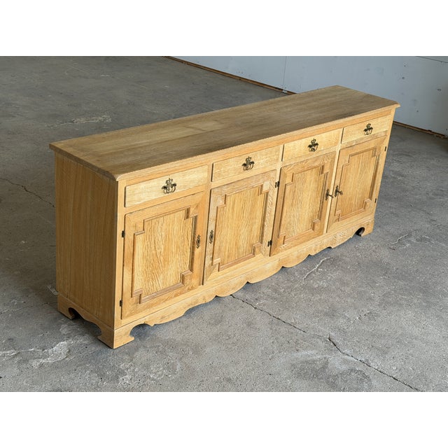 1970s Mid-Century Modern Oak Sideboard from Hundstrup Møbelfabrik, 1970s For Sale - Image 5 of 15