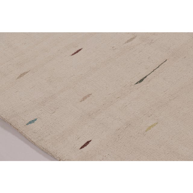 Textile Vintage Anatolian Runner Rug, Beige and Cream Minimalist Design - Rug & Kilim For Sale - Image 7 of 10