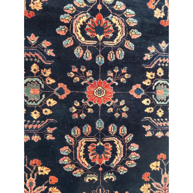 Antique Sarouk Mohajeran, 3'4" X 5' For Sale - Image 4 of 7