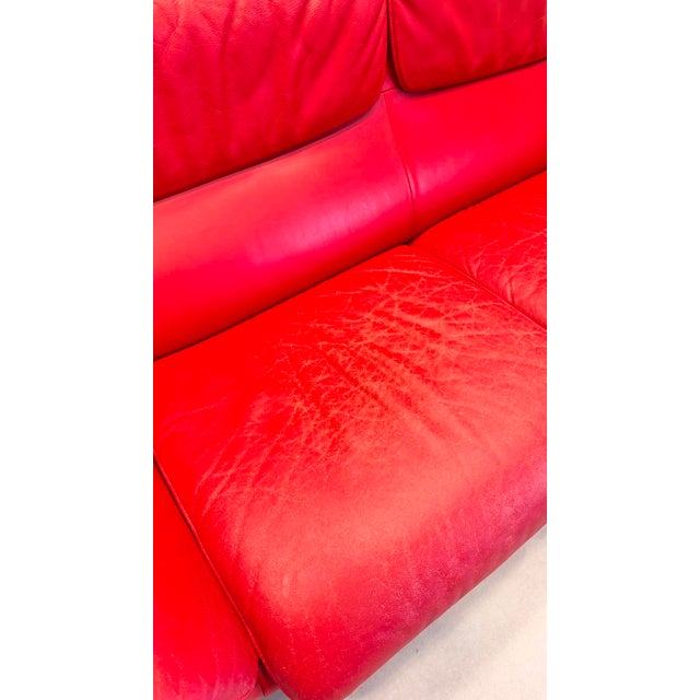 Vintage DS-2011 Leather Sofa from de Sede, 1980s For Sale - Image 12 of 14