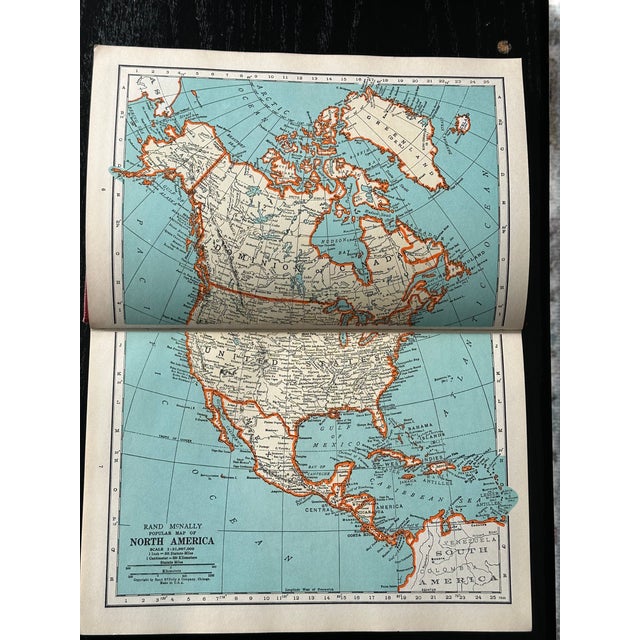 1930s Vintage World Atlas For Sale - Image 10 of 18