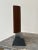 Vintage Large-Scale Teak Teardrop Fin Sculpture Mounted to Painted Wood Base by Paul Bechtold, Circa Mid 20th Century For Sale - Image 9 of 15
