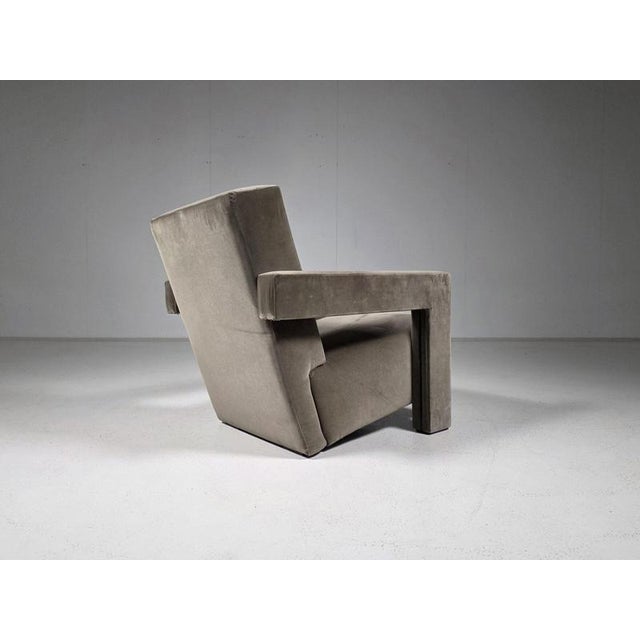Cassina Utrecht 637 Lounge Chair by Gerrit Rietveld for Cassina, 1980s For Sale - Image 4 of 10