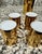 Vintage Gold-Gilded Porcelain Espresso Set (11 - Piece Set) This eye-catching vintage set features a tall, elegant...