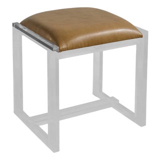 Glencoe Dorian Saddle Lucite Bench For Sale
