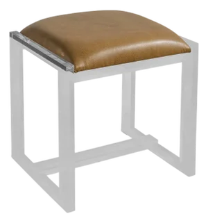 Glencoe Dorian Saddle Lucite Bench