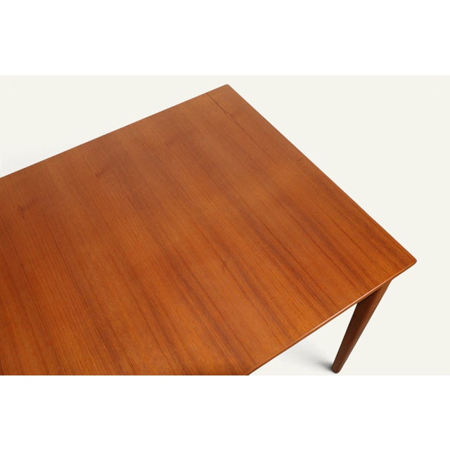 Extendable Rectangular Teak Dining Table, 1960s For Sale - Image 14 of 18