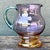 Glass Vintage Boho Iridescent Glass Pitcher For Sale - Image 7 of 7