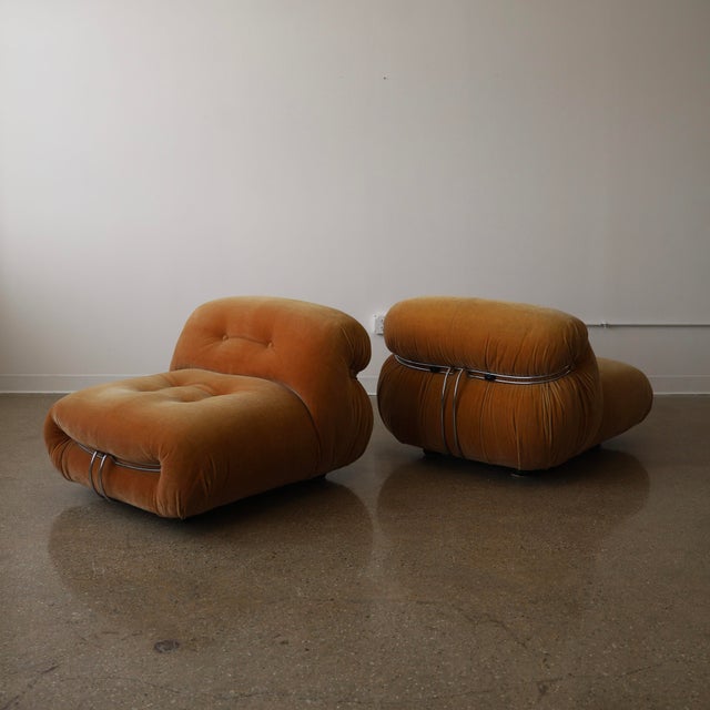 1960s Afra & Tobia Scarpa “Soriana” Chairs, a Pair For Sale In Chicago - Image 6 of 10