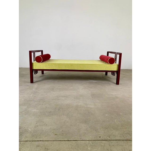 Red Vanessa Single Bed by Tobia Scarpa for Simon, Italy, 1960s For Sale - Image 3 of 12