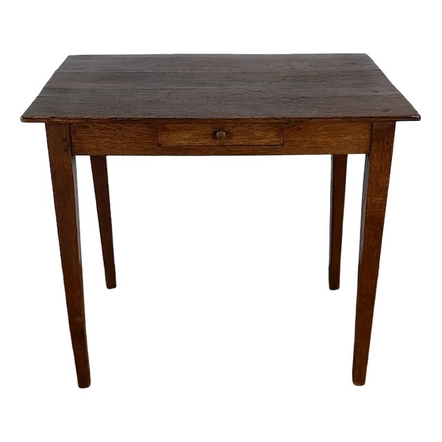 Small Solid Oak Table, 1800s For Sale