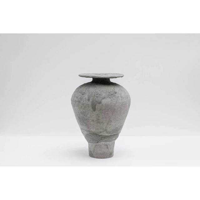 Glaze Isolated N.7 Stoneware Vase by Raquel Vidal and Pedro Paz For Sale - Image 4 of 5