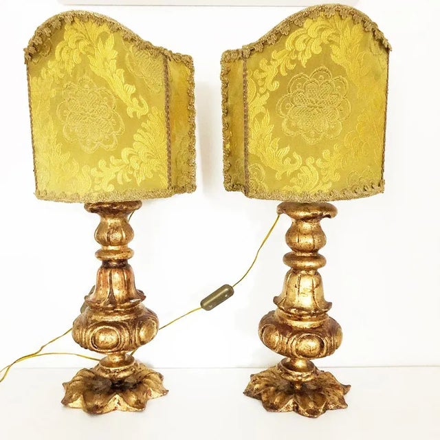 Baroque Table Lamps, 1900s, Set of 2 For Sale - Image 6 of 6