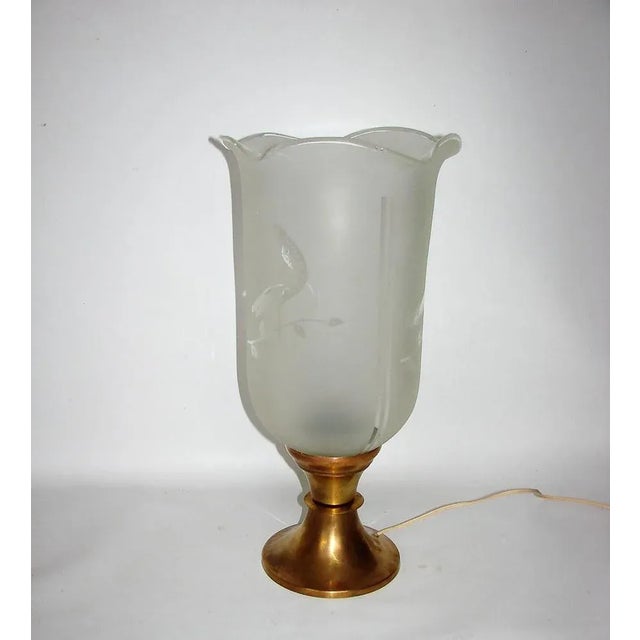 Metal Mid-Century Table Lamp, 1940s For Sale - Image 7 of 8