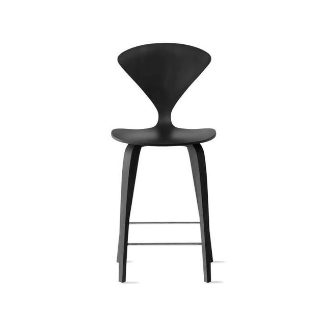 Wood Mid-Century Modern Bar Stool attributed to Norman Cherner, 1950s For Sale - Image 7 of 18