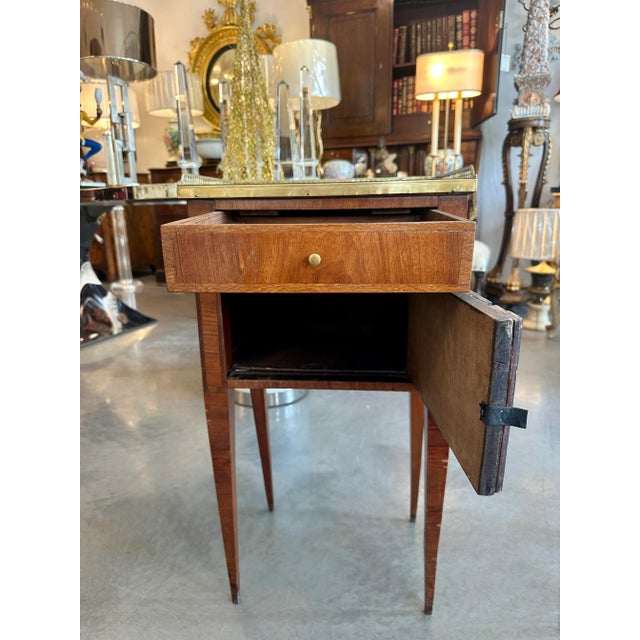 Pair of Mahogany Louis XVI Style Cabinets For Sale - Image 10 of 11