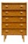 Period Mid-Century Modern French Chiffonier, Circa 1950 For Sale
