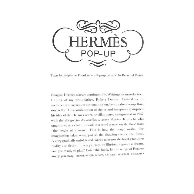 "Pop-Up Hermès Book in English" 2018 Foenkinos, Stephane [Texts By] (New in 'H' Box) For Sale - Image 9 of 12