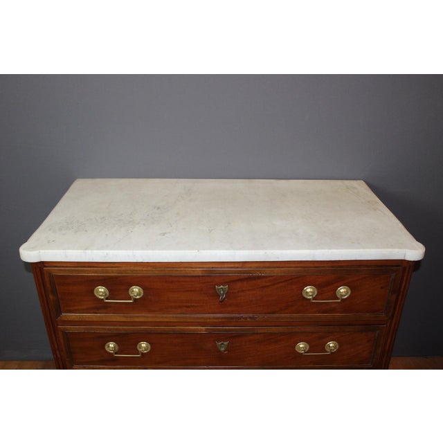 Wood Small Louis XVI Chest of Drawers, 1800 For Sale - Image 7 of 14