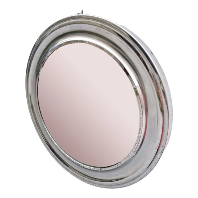 Mid-Century Narciso Round Wall Mirror by Sergio Mazza for Artemide, 1960s For Sale