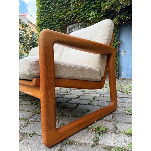Danish coziness: This 3-seater sofa from Holstebro Møbelfabrik embodies the timeless elegance of Scandinavian mid-century...
