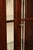 Karges English Style Mahogany Breakfront China Cabinet Display Bookcase with Carved Pediment and Silk Backing For Sale - Image 15 of 18