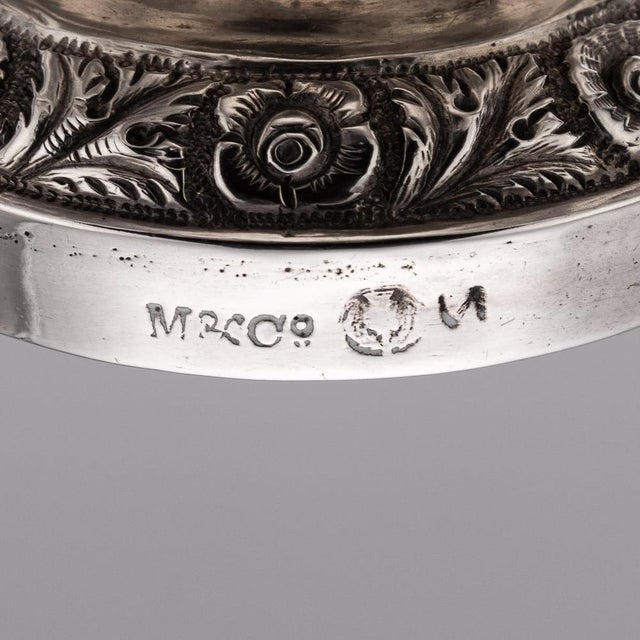 Antique 19th Century Indian Colonial Silver Christening Mug, 1860 For Sale - Image 15 of 16