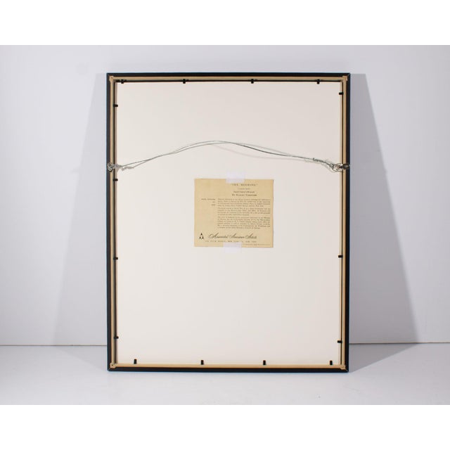 Printmaking Materials “The Mooring” Lithograph Signed by Richard Florsheim For Sale - Image 7 of 8