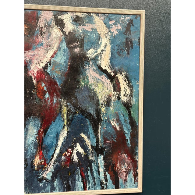 E. L. Höglund, Häst, 1950s, Oil Painting on Canvas, Framed For Sale - Image 13 of 18