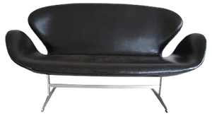 Vintage Model 3321 Swan Sofa by Arne Jacobsen for Fritz Hansen, 1960s