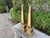 Metal 1960s Pair of Hollywood Regency Brass Obelisks For Sale - Image 7 of 7