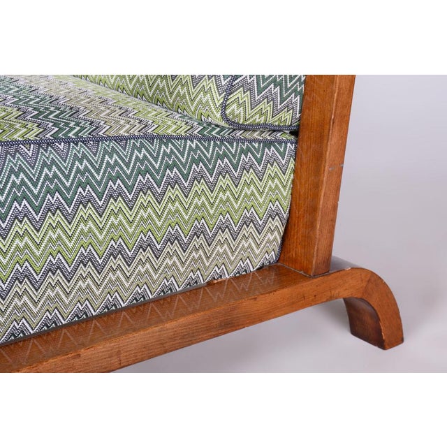 Art Deco Lounge Chair attributed to Jindřich Halabala for Up Závody, Former Czechoslovakia, 1920s For Sale - Image 12 of 16