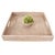 Artifacts Rattan Square Serving Tray with Cutout Handles in White Wash - 16" For Sale In Houston - Image 6 of 8