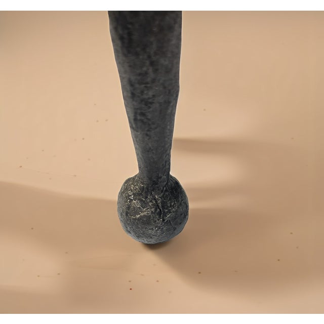 Contemporary Giacomo Accent Table Black Iron For Sale - Image 3 of 3